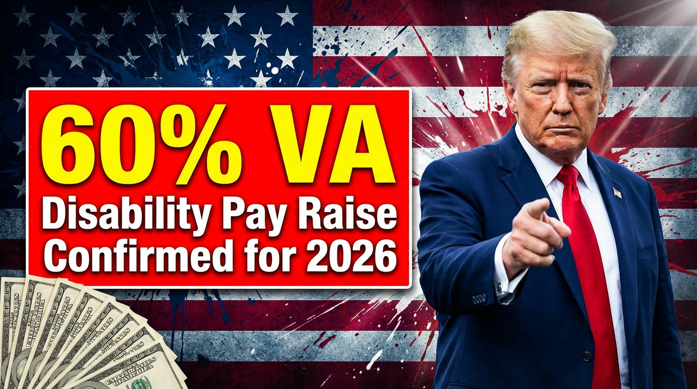 60% VA Disability Pay Raise Confirmed for 2026 – Check the Updated Amount & Payment Dates